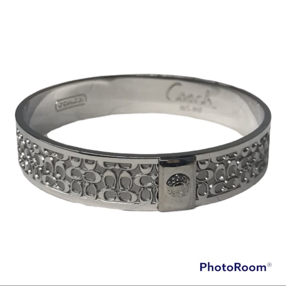 Coach Jewelry Coach Vintage Silver Bangle Bracelet Poshmark